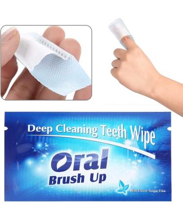 50PCS Disposable Oral Finger Brush Teeth Cleaning Tools - Whitening Strips for Deep Cleaning Treatments - Buy Online on GoSupps.com