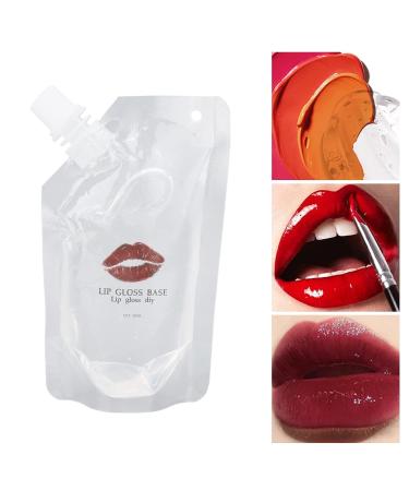 Moisturizing Lip Gloss Base - 100ml Thick Texture for Cosmetic Production | Enhance Moisture & Shine - Buy Online on GoSupps.com