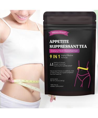 Tisane Coupe-faim Aux Herbes - Soutien Naturel For La Perte De Poids Sans Caf ine Infusion Saine For Contr ler L'app tit(1PCS) 1 g (Lot de 1) - Buy Online on GoSupps.com