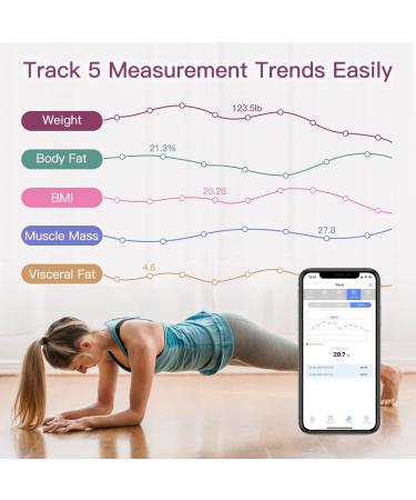 Kainkript Body Weight Scale with BMI, Heart Rate, Water & Muscle Measurement - 400lb Bluetooth Scale - Buy Online on GoSupps.com
