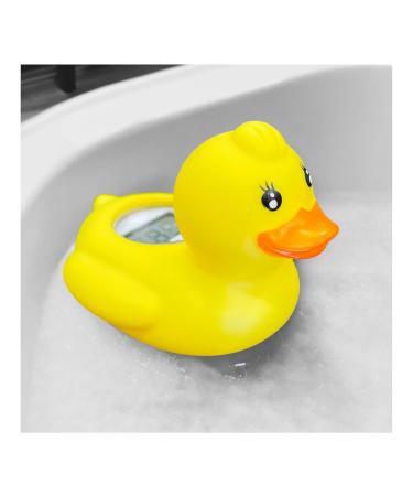 ZSquared Baby Bath Floating Toy - Digital Water Duck Thermometer with Safety Warning | Perfect Gift for Parents & Kids - Buy Online on GoSupps.com