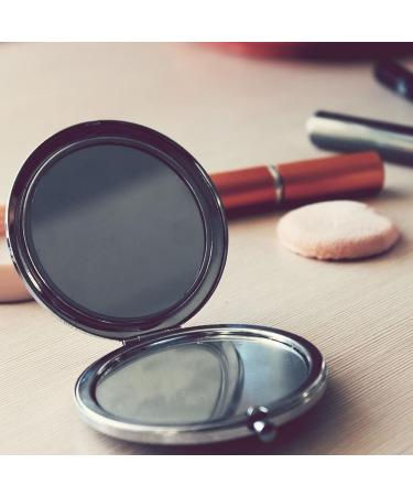 Lurrose 7CM Lotus Flower Metal Mirror - Compact Pocket Makeup Mirror for Women and Girls - Buy Online on GoSupps.com