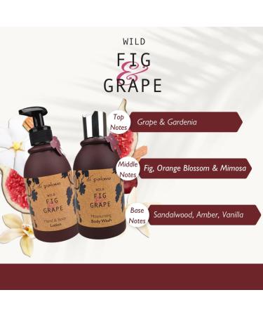 Di Palomo Wild Fig & Grape Bath & Body Gift Set - 8 oz Lotion & Shower Gel - Buy Online on GoSupps.com