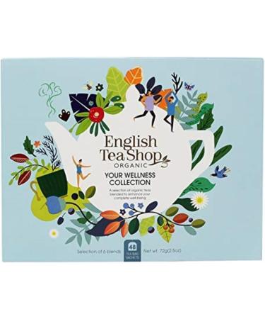  English Tea Shop English Tea Shop | Organic Wellness Herbal Teas | 6 Flavor Herbal Tea Gift Set | Organic Herbal Tea Gift Set - 48 Filters (72g) - Buy Online on GoSupps.com