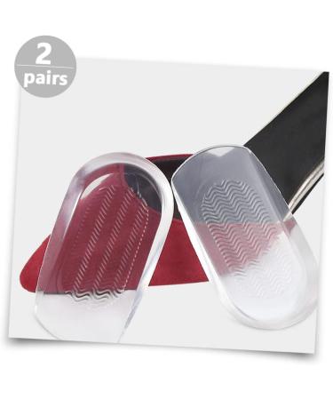Buy Mobestech Silicone Heel Pads - 4 Pairs Anti-Wear Heel Cushions & Inserts for Men & Women - Non-Slip Gel Heel Grips & Insoles for Ultimate Comfort - Buy Online on GoSupps.com