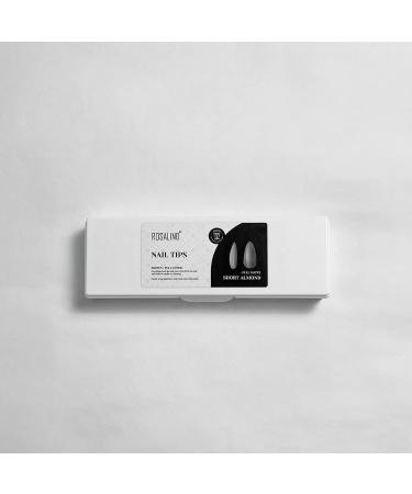 Rosalind Almond Nail Tips - 300 Pack Soft Gel Full Cover Short Matte Pre-Buff Fake Nails | 15 Sizes No-File Design for Easy Application - Buy Online on GoSupps.com