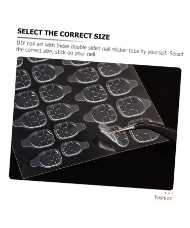 minkissy Nail Adhesive Tabs 20 Sheets press on nails sticky tabs Nail piece Rubber nails double sided tape Label jelly glue nail glue stickers plastic wearable sticker jelly nail stickers - Buy Online on GoSupps.com