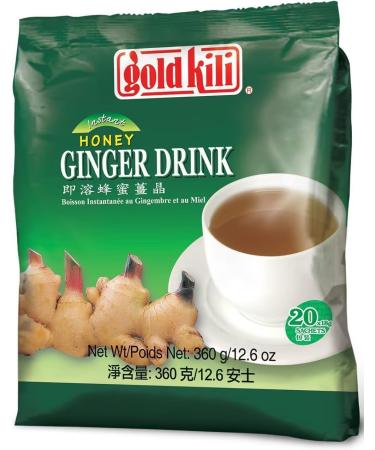 Gold Kili Ginger Drink 360g (BOX OF 12) Instant Ginger Tea 20 Sachets Pack X 12 (TOTAL 240 Sachets). - Buy Online on GoSupps.com