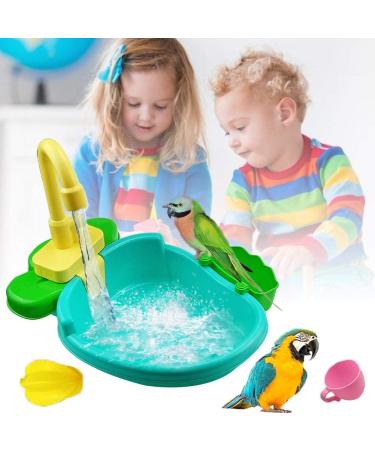 Petlex Bird Bath for Cage - Indoor Bird Bath Fountain & Shower Accessories for Parrots, Parakeets, Budgies, Cockatiels, Conures, and Small Birds - Buy Online on GoSupps.com
