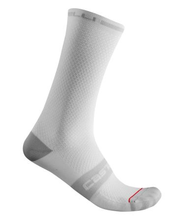 CASTELLI Men's Superleggera T 18 Sock Socks XXL WHITE BLACK