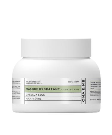 OMA & ME Moisturizing Mask for Dry Hair - Deep Nourishes and Hydrates Over the Duration - A3C Hair Mask and Serine 98% Natural Ingredients Made in France - 250 ml