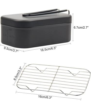 CA Mode Aluminium Mess Tin 800ml - Camping Bento Box for Outdoor Survival - Buy Online on GoSupps.com