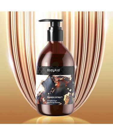 Ginger Extract Strengthen & Revitalizing Shampoo - Herbal Anti Hair Loss Formula | Promotes Growth & Repairs Fragile Hair - Buy Online on GoSupps.com