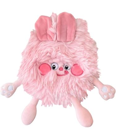 Heat Bottle for Neck & Feet - Plush Warm Stitch | Rubber Hot/Cold Compress for Cramps & Pain Relief - Pink - Buy Online on GoSupps.com