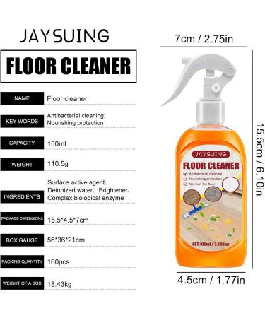 Powerful Decontamination Floor Cleaner 100ml Household Floor Cleaners Multi-purpose Floor Cleaner Wood Floor Cleaner and Polish Mop Cleaning Solution for Marble Carpet (1pc) - Buy Online on GoSupps.com