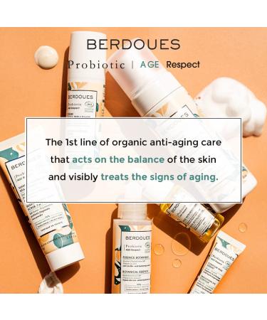 BERDOUES Probiotic Age Respect Smoothing Eye Contour | Organic Anti Aging Treatment for Dark Circles & Puffiness | Hyaluronic Acid Formula for Smooth, Youthful Eyes - Buy Online on GoSupps.com