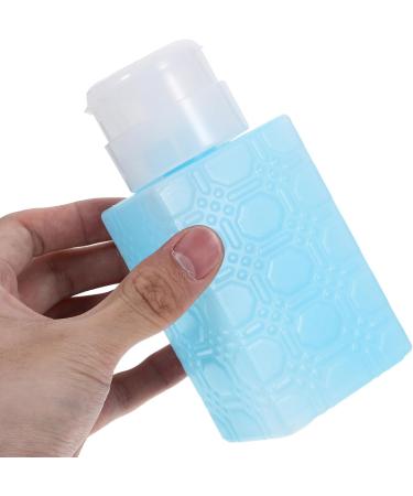 Beavorty pink nail polish nail oil alcohol nail polish remover dispenser push down pump bottle dispenser pump dispenser nail polish remover pump makeup remover container plastic travel Blue - Buy Online on GoSupps.com