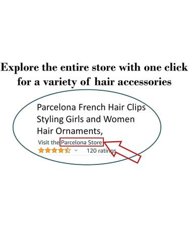 Parcelona French Jardin Black Medium Celluloid Jaw Hair Claw Clip - Buy Online on GoSupps.com