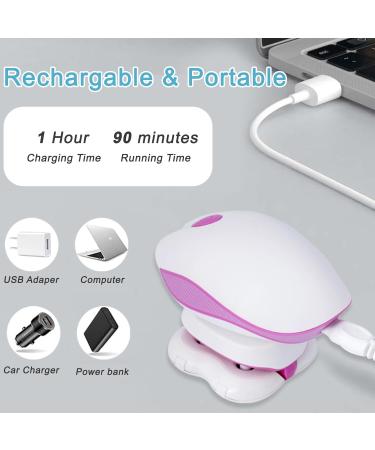 Ruiqas 3-in-1 Women's Electric Razor - Wireless Hair Remover & Massager for Face & Body | Painless & Versatile - Buy Online on GoSupps.com