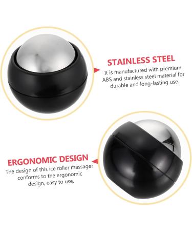 Fomiyes 5-St Hand Massage Ball - Foot Roller for Pain Relief & Improved Blood Circulation | Stainless Steel Manual Massage Device - Buy Online on GoSupps.com