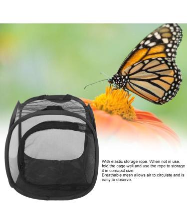 Foldable Easy To Observe Stick Insect Cage Breathable Mesh Housing Enclosure Breeding Cages Pets for Insect Butterfly(small) - Buy Online on GoSupps.com