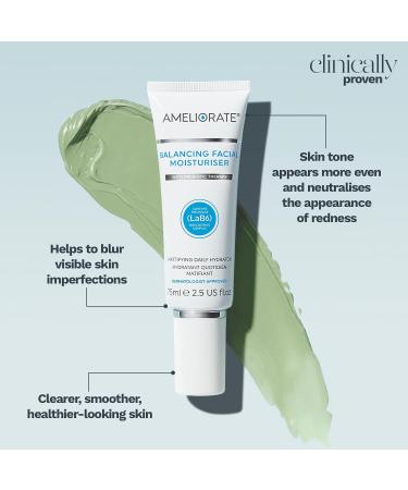 Ameliorate Balancing Facial Moisturiser 75ml | LaB6 Lactic Acid Polysaccharides | Dermatologically tested - Buy Online on GoSupps.com