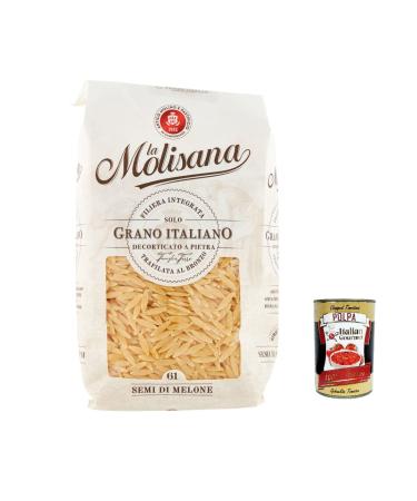 Italian Gourmet E.R. La Molisana Semi Di Melone N. 61 Pasta Lenta Lavorazione Lot de 5 p tes modeler en bronze 500 g + Polpa Gourmet italien 400 g