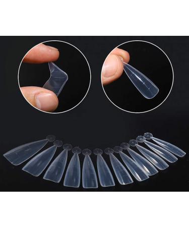 STILETTO Dual-Tips Popits - 10 Sizes with Length Guides for Acrylic & UV Gel | Reusable Nail Forms for Perfect Manicures - Buy Online on GoSupps.com
