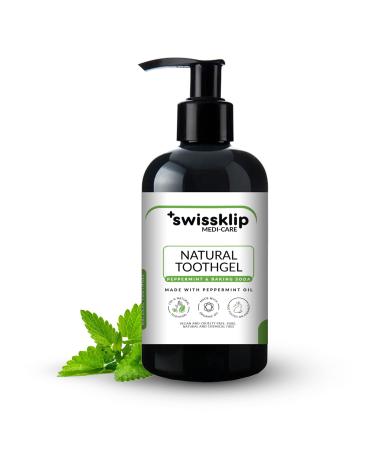 Swissklip Peppermint Tooth Gel Fluoride-Free 8 oz