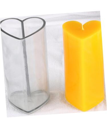 LALAFINA 1pc Candle Molds Bath Molds Heart Cake Heart Soap Creative Shape Mold Candlestick Heart-shaped As Shown 7.2*7.2cm - Buy Online on GoSupps.com