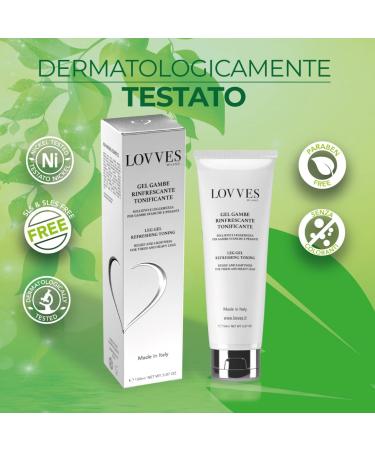 Lovves Gel for Legs and Feet | Refreshing Natural Cosmetics for Tired Legs | 150ml | Reduces Swelling & Provides Guaranteed Relief - Buy Online on GoSupps.com