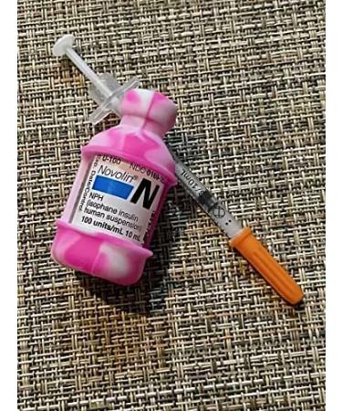 VIAL SAFE Insulin Bottle Protector Case Sleeve | 2-Pack Short Tie Dye Pink | Diabetes Insulin Vial Cover | Reusable Durable Silicone Sleeve - Buy Online on GoSupps.com