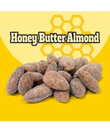 MURGERBON Honey Butter Almond Korean Snack 200g - Roasted Almonds in Resealable Pack of 3 | Korean Seasoned Almonds with Honey Butter Flavor - Healthy Nuts Gifts for Everyone - Buy Online on GoSupps.com