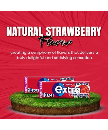 Extra Chewing Gum 10 x Sugar Free Selection Fresh Bulk box All Mix Flavours - Peppermint Watermelon Strawberry Ice Apple White Cool Breeze Bubblemint Blueberry Spearmint Sold by VR Angle - Buy Online on GoSupps.com