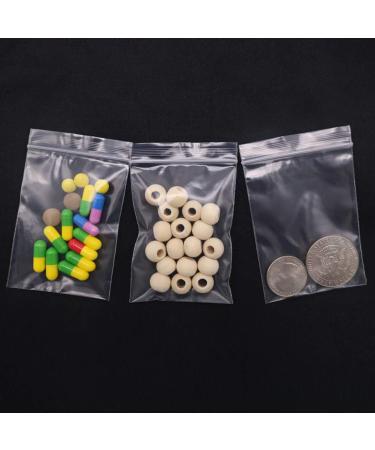300pcs Clear Ziplock Storage Bags 2x3 inch - 2 mil Resealable Baggies for Pills & Jewelry - Buy Online on GoSupps.com