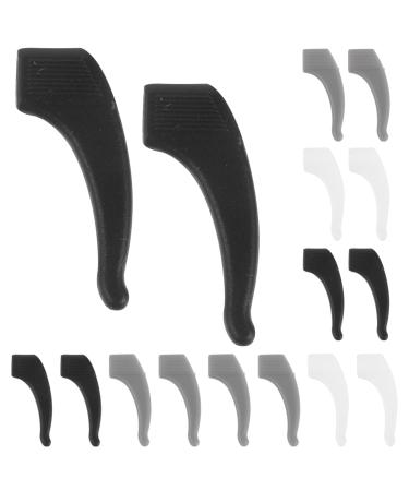 Inoomp glasses 15 pairs silicone sun glasses holder Exchange glasses brick brick brick holder slide holder glass holder ear holes for glasses pebbles.