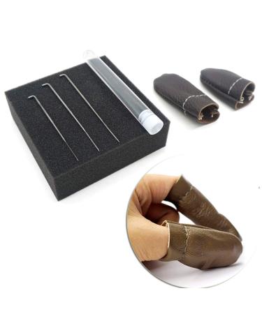 Artec360 Needle Felting Kits Beginners Black High-Density Foam Mat, Finger Guards, 3 Needles in Tube