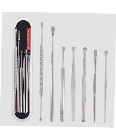 Beaupretty 7pcs Stainless Steel Ear Wax Removal Tool Kit - Effective Ear Cleaner Set for Safe Ear Care & Hygiene - Buy Online on GoSupps.com