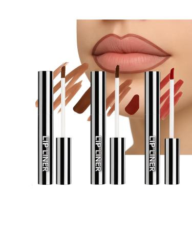 3PCS Crayon L vres Peel-Off Encre L vres Longue Tenue & Imperm able Lip Stain Naturel Sans Bavure Couleur Intense Nourrit et Repulpe les L vres Ternes