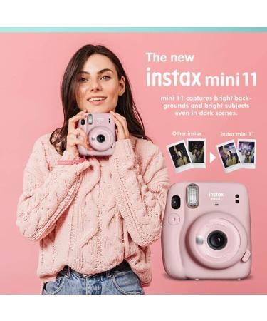 Fujifilm Instax Mini 11 Instant Camera Charcoal Gray + Fuji Film Value Pack (40 Sheets) + Shutter Accessories Bundle Including Compatible Carrying Case Quicksand Beads Photo Album 64 Pockets - Buy Online on GoSupps.com