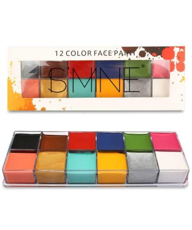 Minkissy 12 Colors Special Effect Makeup Palette | Face & Body Paint for Parties Halloween & Performances - Buy Online on GoSupps.com