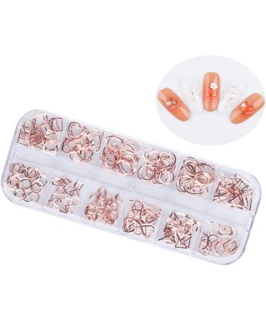 2 Boxes Manicure Tools Nail Art Decoration Rose Gold Decorations Nail Tools Nail Decorations for Nail Art Nail Decor Metal Manicure Decoration Nail Art Rivet 3d Stud Accessories - Buy Online on GoSupps.com
