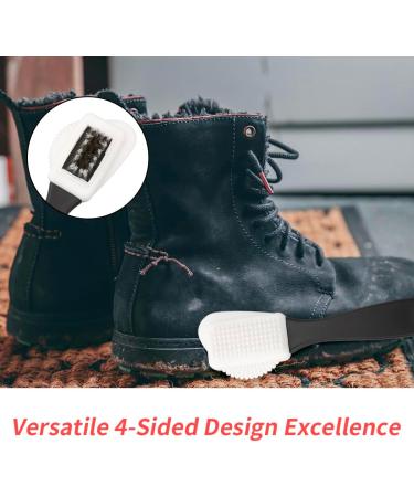 Tabanzhe Professional-Grade 2-Sided Suede Brush for Shoes - Nu-buck Brush Included Offering A Comprehensive and Versatile Shoe Care Solution for Cleaning Suede Leather Boots and Shoes - Buy Online on GoSupps.com