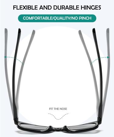 Koosufa Sunny Reading Glasses - Stylish Sun Protection with Prescription Options for Men & Women - Feather Hinge Outdoor Readers (0.0 to 4.0 x) - Buy Online on GoSupps.com