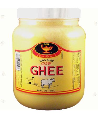Deep Pure Cow Ghee Clarified Butter, 64 Ounce