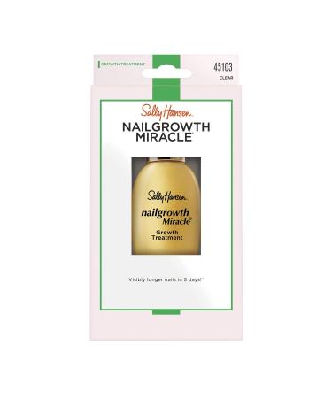 Sally Hansen Nailgrowth Miracle Clear - 0.45 Fl Oz - Nail Strengthener - Buy Online on GoSupps.com