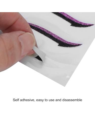 Jauarta Stickers Colorful Reusable Waterproof Self Adhesive Stickers for Weddings Dance Parties (Purple) - Buy Online on GoSupps.com