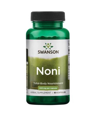 Swanson Noni 500 Milligrams 60 Capsules 1