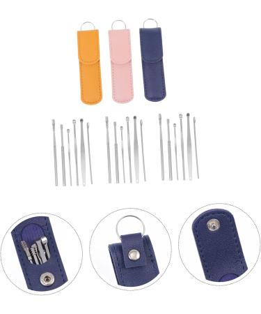 NOLITOY Stainless Steel Ear Picking Tool Set - 3 Practical Ear Picks for Healthy Ear Care & Earwax Removal - Buy Online on GoSupps.com