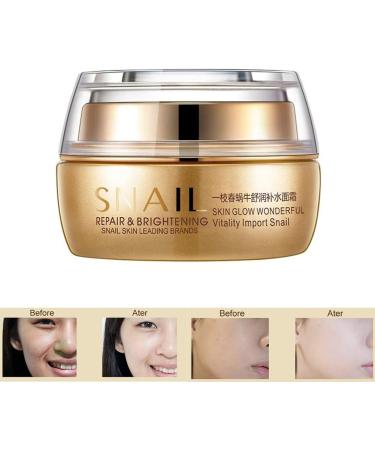 COMTERVI 50ml Snail Slime Cream Snail Moisturizing Cream Regenerating Face Cream Anti-Wrinkle Skin Firming Moisturizer for Face - Buy Online on GoSupps.com
